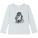 Girls&rsquo; long sleeve top Wojcik Moj Klejnot grey with print, 128