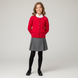 Teen girls&rsquo; cotton sweater Reporter Young raspberry, 146
