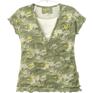 T-shirt for girls Wojcik Czysty Liuks green, 140
