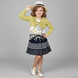 Girl's Bolero Wojcik "Prawdziwa Milosc 2" Beige with Polka Dots, 92