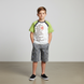 T-shirt for boy Wojcik Klub Golfa white, 128