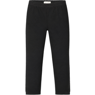 Girl's Black Leggings Wojcik "Moja Pierwsza Randka 2" Jersey Fabric, 128