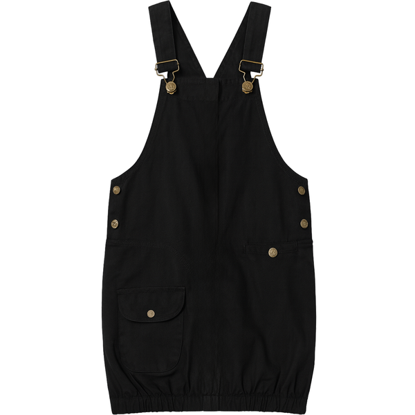 Girls&rsquo; pinafore dress Wojcik Szkolny Nastroj black cotton school style, 140