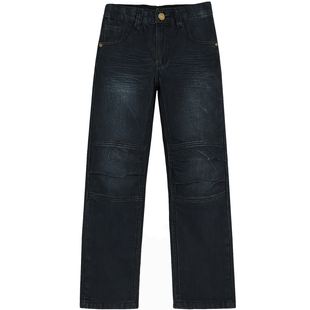 Boys' dark blue jeans Wojcik Liga Bluszczowa 2, 128