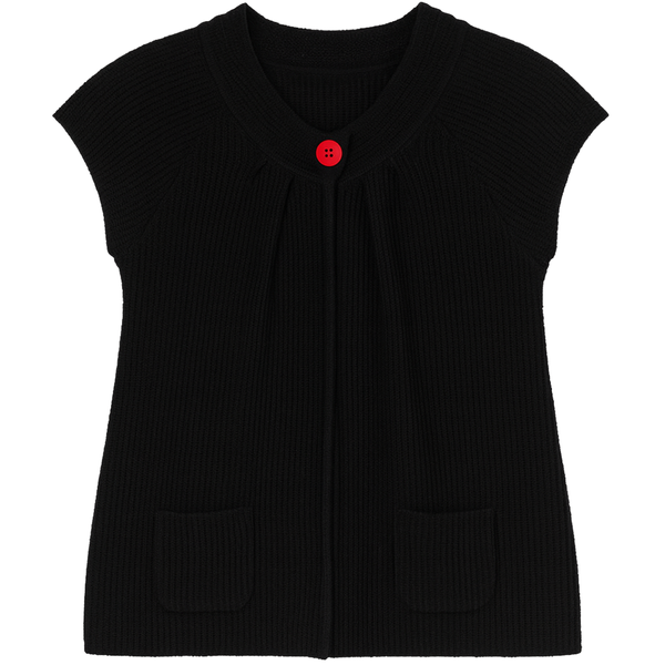 Girls&rsquo; pinafore dress Wojcik Szkolny Nastroj black school style, 134