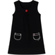 Girls&rsquo; pinafore dress Wojcik Szkolny Nastroj black school style, 134