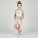 Girl's Shorts Wojcik "Zbuntowana Roza" Pink Denim, 128
