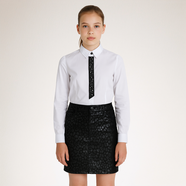 Спідниця чорна для дівчинки Young Reporter "133-22G-17-100" шкільна YRWG2013 фото