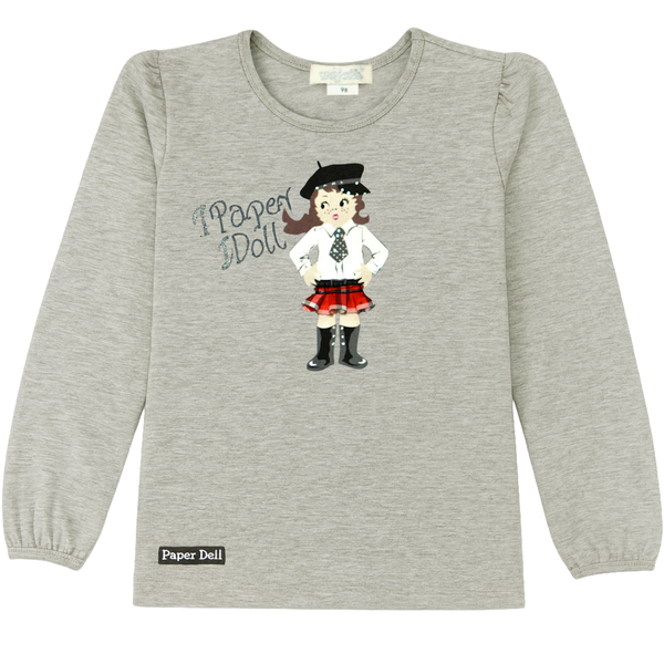 Girls&rsquo; hoodie Wojcik Papierowa Laleczka red, 92