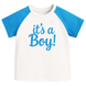 T-shirt for boys Boyt white, 68