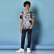 T-shirt for boy Wojcik Isc Przed Siebie print white, 140