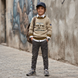 Sweater for boy MM "Helikopter" beige, 116