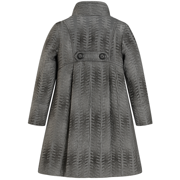 Coat for girls Wojcik Celine wool gray, 128