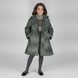 Coat for girls Wojcik Celine wool gray, 128