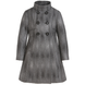 Coat for girls Wojcik Celine wool gray, 128