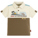 T-shirt for boys Wojcik Fala O Zachodzie Słońca polo khaki, 104