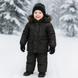 Insulated Winter Pants for Boys Wojcik Kreatywna Strefa Graphite, 80