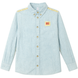 Boy's Denim Shirt Wojcik "Wielki Swiat" Light Blue, 128