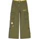 Girl's Cargo Pants Wojcik "Czysty Liuks" Khaki with Pockets, 134
