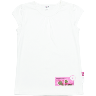 T-shirt for girls Wojcik Jak Na Lace white, 140