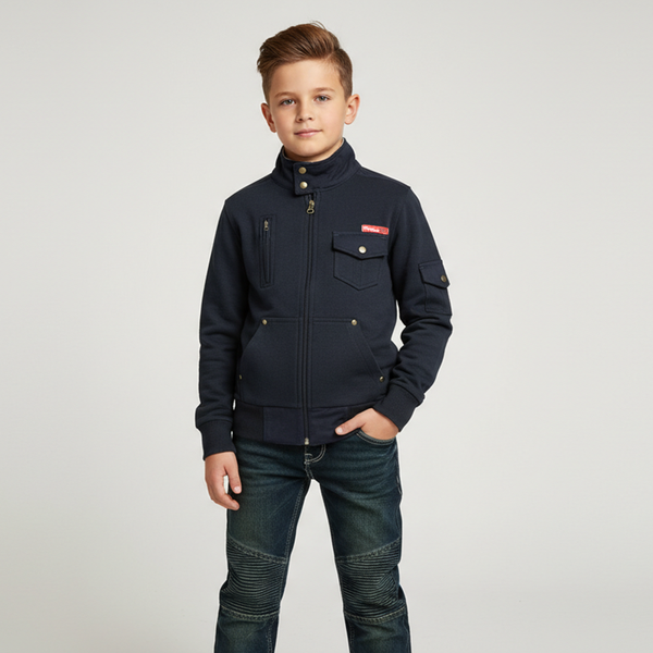 Boy's Bomber Jacket Wojcik "Moj Wlasny Film" Blue, 122
