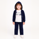 Girls&rsquo; hoodie Wojcik Szczeniaczek navy blue, 92