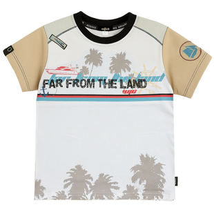 T-shirt for boy Wojcik Daleko Od Ladu 1 white, 122