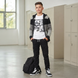 T-shirt for teenage boy Reporter Young 131-40B-93-200 white, 146