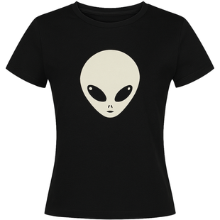 T-shirt for girls G011 UFO black, 140
