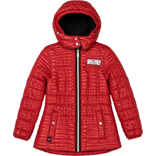 Winter Jacket for Girls Wojcik Londynski Szyk Red, 146