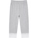 Girl's Leggings Wojcik "Numer Jeden" Cotton Knit Grey Meringue with White Lace, 134