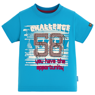 T-shirt for boy Wojcik Moja Lodka light blue, 98