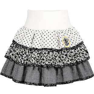 Спідниця для дівчинки Wojcik Daisy W Krainie Czarow 1 чорно-біла 68555539 фото