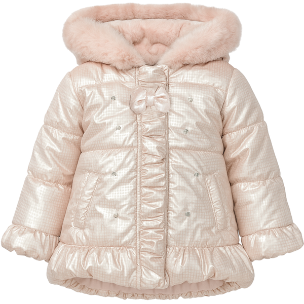 Winter insulated pants for girls Wojcik "Wyjatkowy Prezent" pink, 74