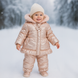 Winter insulated pants for girls Wojcik "Wyjatkowy Prezent" pink, 74