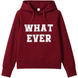 Girl's Hoodie "G-033 WE" Burgundy with Hood and Print, 158