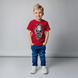 T-shirt for boys Wojcik Niedzwiedzia Przygoda red, 80
