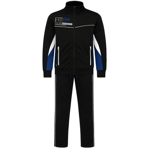 Black Boys&rsquo; Sport Pants Reporter Young 133-10B-32-100, 146