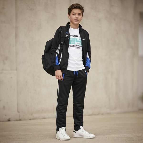 Спортивні штани для хлопчика чорні Reporter Young 133-10B-32-100 YRWB2013 фото
