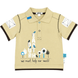 T-shirt for boys Wojcik Dobra Wiadomosc 2 polo beige, 80