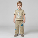 T-shirt for boys Wojcik Dobra Wiadomosc 2 polo beige, 80