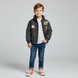Boy's Windbreaker Jacket Wojcik "Daleko Od Ladu 2" Graphite, 92