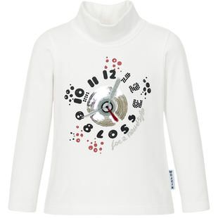 Girls&rsquo; white turtleneck Wojcik Nowy Styl, 98
