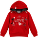 Wojcik Girls&rsquo; Hoodie &ldquo;Prawdziwa Milosc 1&rdquo; Red with Hood and Heart Print, 92
