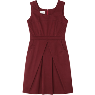 Girls&rsquo; burgundy school jumper Mikrus classic style, 152