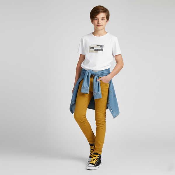Jeans for teenage boys Reporter Young 141-10B-23-340 mustard, 176