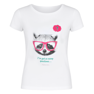 T-shirt for a teenage girl Young Reporter 141-40G-24-200 white, 152