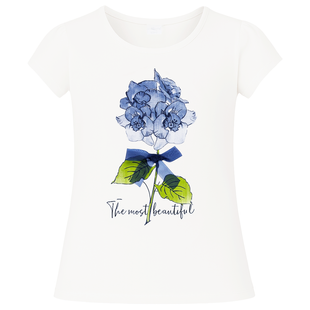 T-shirt for girls Wojcik Najpiekniejsza white, 116