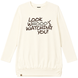 Longsleeve for Girls Wojcik Sowia Historia Cream, 122