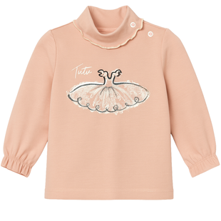 Turtleneck for girl Wojcik "Sen Baletnicy" pink, 86